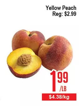 Yellow peach
