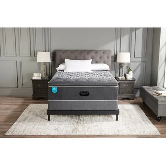 The Brick Beautyrest black hotel 3 euro pillowtop queen mattress set | king set offer