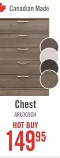 The Brick Arlo chest offer