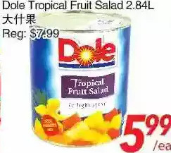 Foody World Dole tropical fruit salad offer