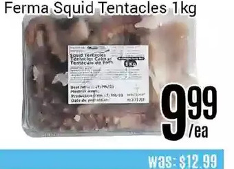 Nations Fresh Foods Ferma squid tentacles offer