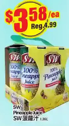 Btrust Supermarket Sw pineapple juice offer