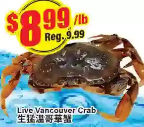 Btrust Supermarket Live vancouver crab offer