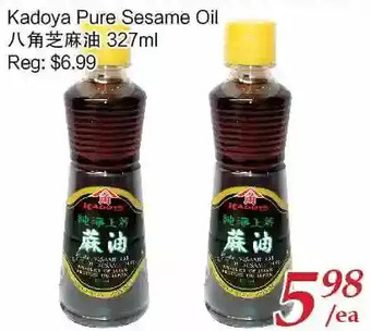 Tone Tai Supermarket Kadoya pure sesame oil offer