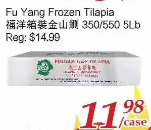 Tone Tai Supermarket Fu yang frozen tilapia offer