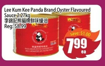 Field Fresh Supermarket Lee kum kee panda brand oyster flavoured sauce offer