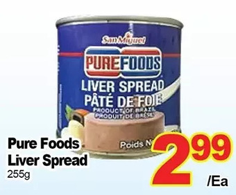 T&T Supermarket Pure foods liver spread offer