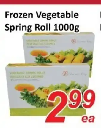 Fresh Win Foodmart Frozen vegetable spring roll offer