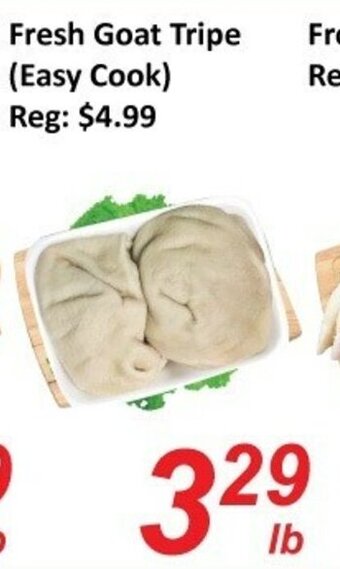 Fresh Win Foodmart Fresh goat tripe (easy cook) offer