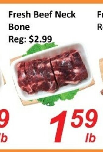 Fresh Win Foodmart Fresh beef neck bone offer