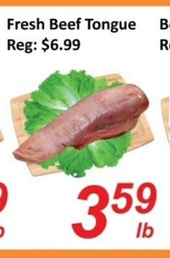 Fresh Win Foodmart Fresh beef tongue offer