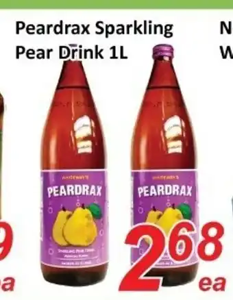 Fresh Win Foodmart Peardrax sparkling pear drink offer