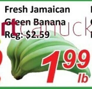 Fresh Win Foodmart Fresh jamaican green banana offer
