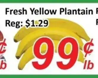 Fresh Win Foodmart Fresh yellow plantain offer