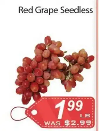 Ample Food Market Red grape seedless offer