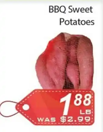 Ample Food Market Bbq sweet potatoes offer