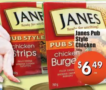 Janes pub style chicken
