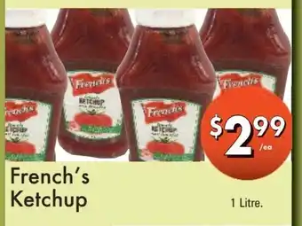 Westfort Foods French's ketchup offer