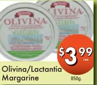 Westfort Foods Olivina/lactantia margarine offer
