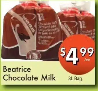 Westfort Foods Beatrice chocolate milk offer