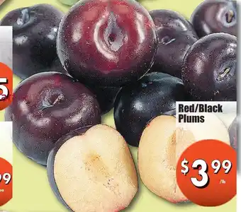 Red/black plums
