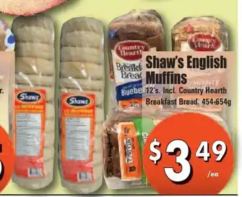Westfort Foods Shaw's english muffins offer