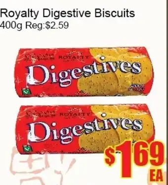 Fu Yao Supermarket Royalty digestive biscuits offer