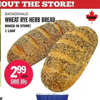 Foodsmiths Wheat Rye Herb Bread offer