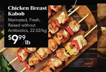 Urban Fare Chicken Breast Kabob offer