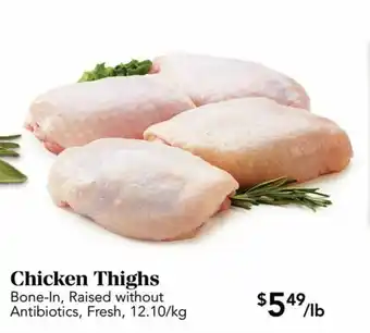 Urban Fare Chicken Thights offer