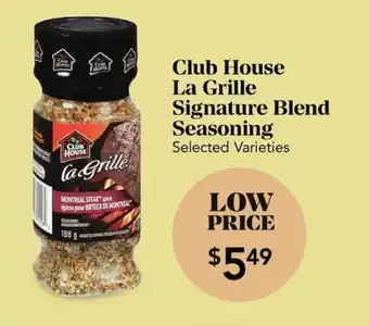 Urban Fare Club House La Grile Signature Blend Seasoning offer