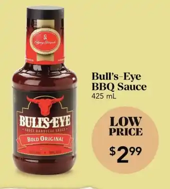 Urban Fare Bull's - Eye BBQ Sauce offer