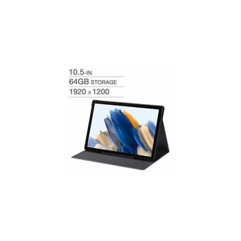 Best Buy Samsung galaxy tab a8 10.5" 64gb android tablet with unisoc 618 8-core processor - grey-book cover included - open box offer