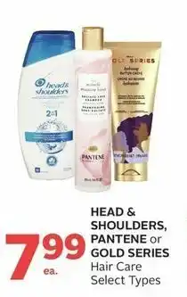Rexall Head & Shoulders ,Pantene or GOLD SERIES offer