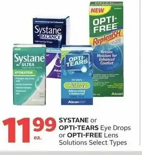 Rexall SYSTANE or OPTI-TEARS offer