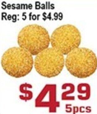 Top Food Supermarket Sesame Balls offer