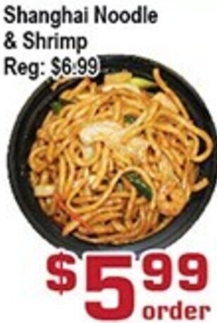 Top Food Supermarket Shanghai Noodle & Shrimp offer