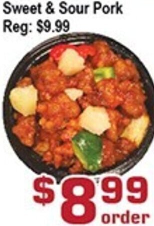 Top Food Supermarket Sweet & Sour Pork offer