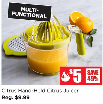 Kitchen Stuff Plus Citrus hand-held citrus juicer offer