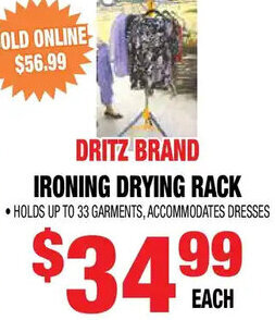 Len's Mill Stores Ironing Drying Rack offer