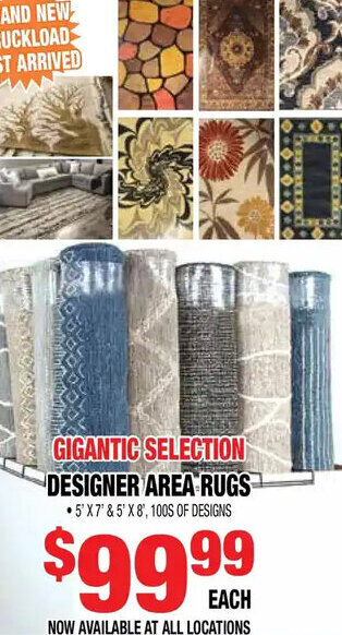Len's Mill Stores Gigantic Selection Designer Area Rugs offer