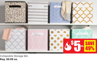 Kitchen Stuff Plus Collapsible Storage Bin offer