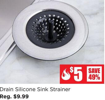 Kitchen Stuff Plus Drain Silicone Sink Strainer offer