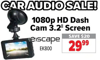 2001 Audio Video 1080p HD Dash Cam 3.2" Screen offer