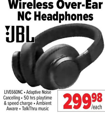 2001 Audio Video Wireless Over-Ear NC Headphones offer