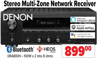 2001 Audio Video Denon Stereo Multi-Zone Network Receiver offer