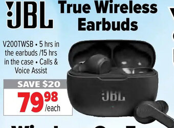 2001 Audio Video JBL True Wireless Earbuds offer