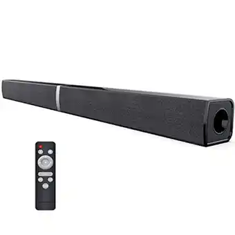 Amazon Tv sound bar, morvvin soundbars for tv wired & wireless bluetooth surround sound bars 50w 32-inch split home theater audio sp offer