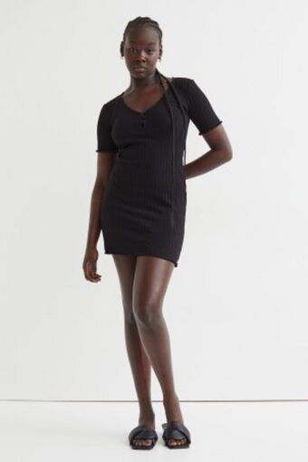 H&M Ribbed bodycon dress offer