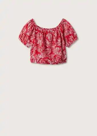 Mango Leaf print blouse offer